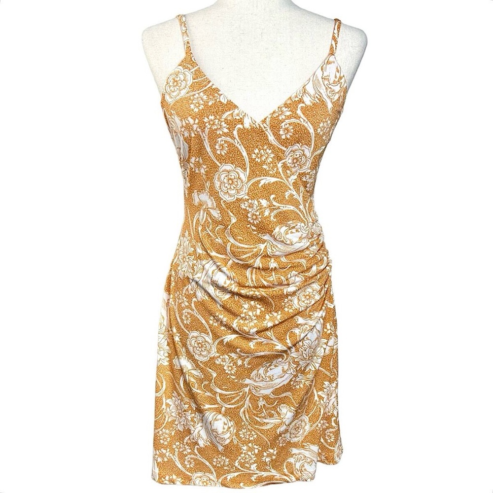 Joie Floral Wrap Style Midi Dress